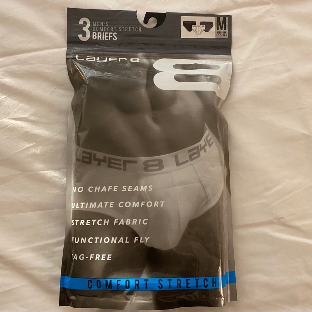 Layer8 comfort stretch briefs - 3 pack